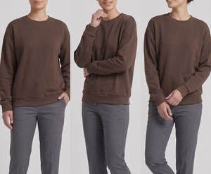 Sudadera Personalizada 2026 para Mujer, Cuello Redondo, Estampada, Oversize, Color Sólido, Tejido de Algodón, para Invierno, Manga Regular - Product Image 6