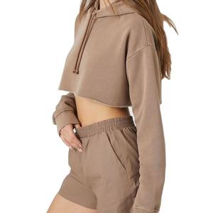 <b>Top</b> Sale Winter New Arrival Customise <b>Top</b> Sale Women <b>Crop</b> <b>Top</b> Cotton Blended Hot Selling And Best Price Women <b>Crop</b> <b>Top</b> <b>Hoodies</b> - Product Image 3