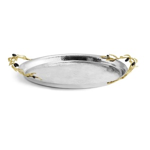 Novelty Design Metal Tray For Custom Made <b>Sweet</b> or Pasta Serving Metal Tray Weddings and Event <b>Party</b> Catering Service Usage - Product Image 2
