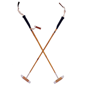 Bâton de polo en bois avec tête rose, poignée antidérapante pour l'entraînement physique, la coordination, la pratique des compétences sportives et les exercices - Product Image 5