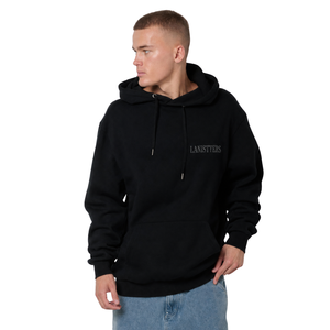 Sudadera con Capucha Personalizada para Hombre, Corte Regular, con Cordón Ajustable, Estampado de Letras Delantera y Trasera, Estilo Urbano, Fabricación de Ropa OEM - Product Image 1