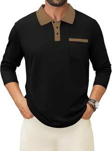 Chemises polo en coton twill pour hommes de haute qualité fabriquées au Pakistan, anti-rides, prix compétitif - Product Image 2