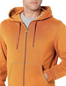 Sweat à capuche zippé pour homme, surdimensionné, de haute qualité, style vintage, effet délavé soleil et usé, délavé à l'acide - Product Image 6