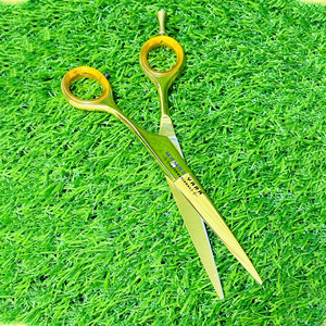 กรรไกรตัดผมสแตนเลสระดับมืออาชีพสำหรับร้านทำผมและร้านตัดผมชาย พร้อมใบมีดคม - Product Image 4