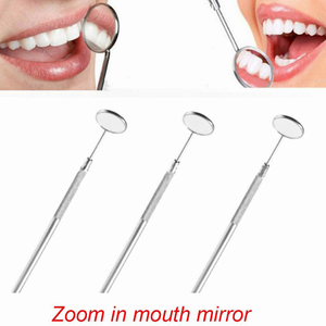 Miroir buccal dentaire manuel en acier inoxydable, poignée ergonomique, instrument dentaire chirurgical de haute qualité, certifié CE, cliniques - Product Image 5