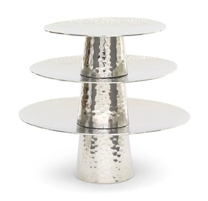 Assiette de service de haute qualité pour hôtel et restaurant, support à gâteau en acier inoxydable, métal écologique - Product Image 3