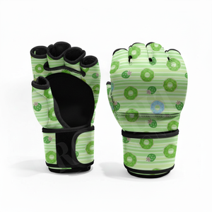 Gants de sparring en cuir de haute qualité, coupe-vent, imperméables, personnalisés, avec fermeture Velcro, pour le combat, le kickboxing, OEM. - Product Image 4