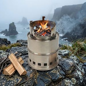 Estufa de Leña – Cocina para Supervivencia y Camping, OEM Disponible - Product Image 1
