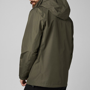 Hot Selling Men's Premium Quality Sport Windbreaker Waterproof Hiking Jacket with Hood Breathable Outdoor Zipper Closure Jacket - Product Image 4