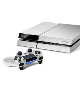 PS4S รุ่นพับได้ระบบ PRO เครื่องเล่นเกมแบบพกพาตัวเครื่องบางเฉียบพร้อมชุดหูฟัง VR สีขาวความจุ1TB รองรับหลายภาษา - Product Image 1