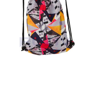 Sac à dos personnalisé en toile avec cordon de serrage, sublimation, luxe, écologique, imperméable, polyester, grand espace de rangement, logo en sublimation - Product Image 3