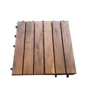 Suelo de Madera de Acacia Vietnamita para Exteriores, Encastrable, Impermeable, Antideslizante, Ecológico, Sin Mantenimiento, Diseño Contemporáneo, Acabado Mate - Product Image 1
