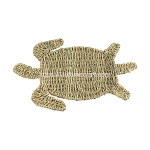 Mantel Individual de algas marinas con forma de tortuga, juego de manteles individuales tejidos, 6 temas de patrón oceánico, venta al por mayor Viettimecraft - Product Image 2