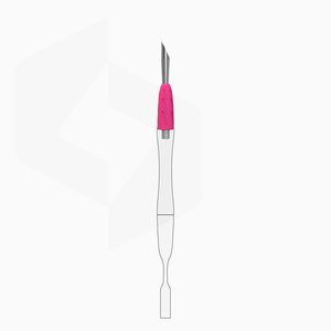 Pousse-cuticules biseautés UNIQ-12 STALEKS Pro, outils de retrait de vernis gel acrylique, manche en silicone souple, pour manucure - Product Image 5