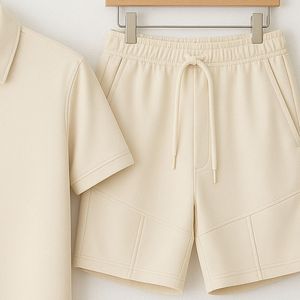 Rouse Sports - Conjunto Deportivo de Verano para Hombre, Dos Piezas, Color Sólido, 100% Algodón, Tejido de Punto Transpirable, Personalizable al por Mayor - Product Image 3