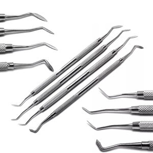 Elevador de periostio Landolt con punta curva de 7 pulgadas, acero inoxidable alemán, manual, reutilizable, agarre ergonómico, elevador ortopédico para uso hospitalario - Product Image 1