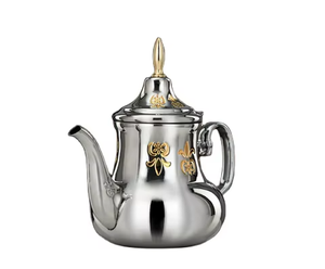 New Arrival Traditional Embossed Copper Turkish Coffee Pot with Wooden Handle Round Percolator for Coffee Making - Product Image 5