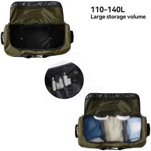 Bolsa de Viaje Ligera y Simple con Cierre de Cremallera, Asas Cómodas, Gran Capacidad de 20-36L, Barra de Arrastre para Empacar Ropa - Product Image 3