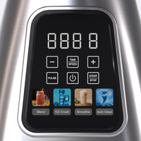 Licuadora de Mesa YIDA MHMF YD-2799PNC, 1000W, Jarra de Vidrio de 1.75L, Programa Preestablecido + Control de Velocidad/Temporizador Variable + Pantalla Táctil Digital + Bloqueo de Seguridad