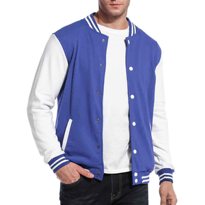 Chaqueta de Béisbol de Manga Larga con Estampado Personalizado para Hombre, Chaqueta Varsity Lisa para Hombre, Nueva Llegada 2026 - Product Image 1