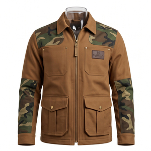 Chaqueta de Caza para Hombre, Forrada con Forro Polar Térmico, Impermeable, Transpirable, con Protección UV, Camuflaje Personalizado, Softshell, Resistente al Viento, para Exteriores - Product Image 1