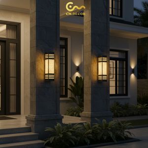 CM Decor steel/inox Living Room / Bedroom / Hallway Modern/Japanese Wall light Viet Nam Auto Cad Layout 3500K (Warm White) LED - Product Image 6