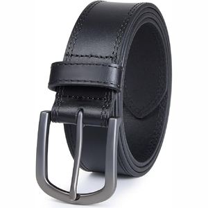 Cinturones de Cuero Genuino Personalizados Profesionales para Hombre, Cinturones Casuales de Piel de Vaca con Hebilla de Acero, Color y Ancho Personalizables, Venta al Por Mayor en Pakistán - Product Image 1