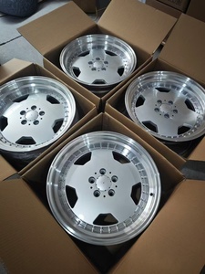 Cerchi in Lega Altamente Apprezzati 17 18 19 Pollici 5x112 Staggered SML Rivet Disk per <span class=keywords><strong>Mercedes</strong></span> <span class=keywords><strong>Benz</strong></span> Classico W124 <span class=keywords><strong>W126</strong></span> W201 W140 - Product Image 6