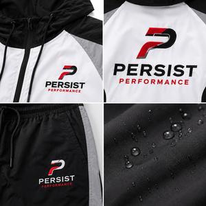 Chaqueta y Pantalones Deportivos Personalizados con Logotipo, Chaqueta Ligera con Paneles, Conjunto Deportivo para Hombre, Ropa Deportiva OEM para Equipos, Traje con Capucha y Cremallera Completa, Pedido al por Mayor - Product Image 4