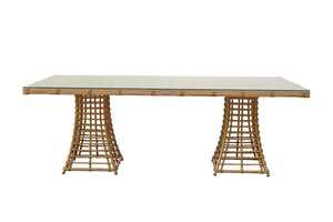 Luxury Garden <b>Patio</b> Sofa <b>Set</b> with Teak Wood Structure and Rattan Weaving - Product Image 5