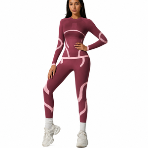 <b>Ski</b> QuickDry Nylon Spandex Polyester Clothing Autumn Winter Tight Warm Underwear Set Sports Outdoor Fitness Suit WomeneTwo Piece - Product Image 5