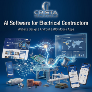 ซอฟต์แวร์ AI สำหรับผู้รับเหมางานไฟฟ้า การออกแบบเว็บไซต์ แอปพลิเคชันมือถือ Android iOS ซอฟต์แวร์ WordPress Shopify AI ERP CRM อีคอมเมิร์ซ - Product Image 1