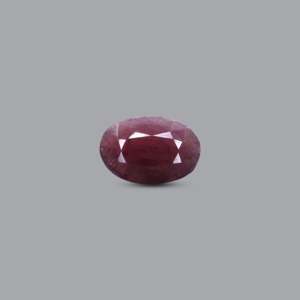 Natural 9.2 Ct Pink Ruby Oval Faceted Loose Gemstone for Fine Jewelry - Product Image 1