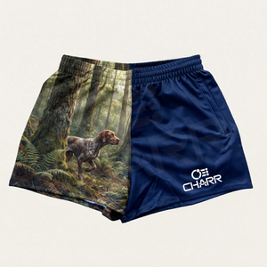 Kids Dogs Highland pig Footy Shorts Custom Zippered Pockets Footy Shorts <b>Farm</b> Harvest Footy Shorts Australia - Product Image 4