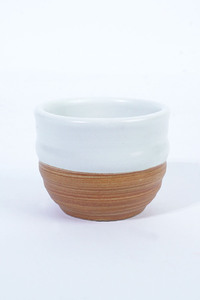 White Terracotta Ceramic Tea <b>Cup</b> 6x5cm Solid Minimalist <b>Reusable</b> BPA Free Dishwasher Microwave Safe Restaurant Hotel Cafe - Product Image 3