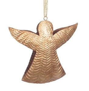 Décoration de Noël suspendue en métal, ange décoratif pour arbre de Noël, idéal pour les fêtes et les événements. - Product Image 1