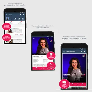 Soluções de aplicativos de namoro sob demanda Crie seu próprio aplicativo com software personalizável à maneira do Tinder