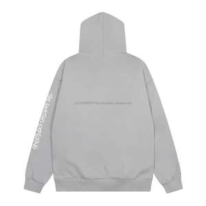 Sweat à capuche décontracté pour homme, style scolaire, coupe oversize, avec fermeture éclair et motif 3D, col à capuche, idéal pour l'hiver – Meilleures ventes - Product Image 4