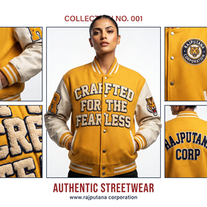 High Quality Leather Sleeve Embroidery Varsity <b>Jackets</b> <b>Women</b> Crew Neck Outdoor Varsity <b>Jacket</b> Ladies Button Up Baseball <b>Jackets</b> - Product Image 1