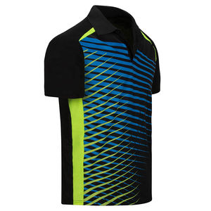 Camiseta Polo Casual Personalizada para Hombre, Manga Corta, 100% Poliéster, Tallas Grandes, Impresión por Sublimación Completa, Estilo Jersey, Verano - Product Image 4