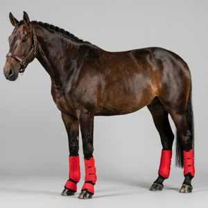 <b>Equestrian</b> Horse Denim Boots Shock Absorbing Breathable Medicine Boots Durable Leg Guards Riding Protection Gear Customizable - Product Image 4