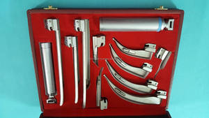 Set de Laringoscopio Eléctrico LED Macintosh Miller con Certificación CE ISO, 4 Hojas Curvas y 6 Rectas de Acero Inoxidable, Duradero, para Otorrinolaringología - Product Image 4