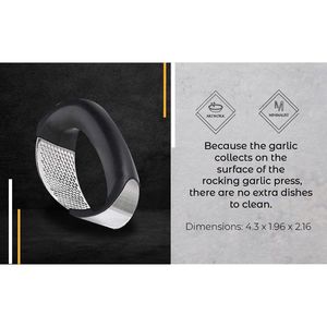 Stainless Steel <b>Fruit</b> & <b>Vegetable</b> <b>Tool</b> Garlic Press - Product Image 6
