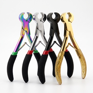 High-Quality Heavy-Duty Hair Extension Fusion Keratin Bond Cutter Hair Bond Remover Stainless Steel Sharp <b>Edge</b> Cutter Easy Used - Product Image 6