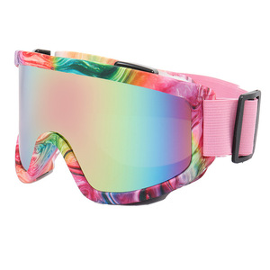 <span class=keywords><strong>Gafas</strong></span> de Esquí con Marco de Camuflaje, Antivaho, Lente de Doble Capa con Protección UV400, Resistentes al Viento, para Snowboard, Deportes de Invierno, Motos de Nieve y Esquí - Product Image 2