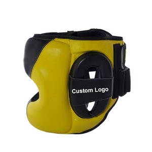 Protector de Cabeza de Boxeo y MMA Unisex de Doble Uso, Fabricado en Fábrica, 100% Cuero, Color y Logotipo Personalizados, Alta Calidad, Transpirable - Product Image 4