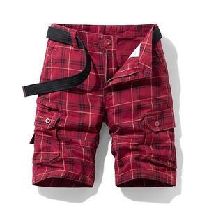 Shorts cargo pour homme 100% coton, coupe ample, plusieurs poches, style streetwear décontracté, respirant, écologique, short d'été personnalisé - Product Image 2