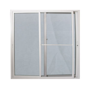 Porte coulissante HOFFEN PRO 200x205 cm blanche avec moustiquaire, Porte coulissante HOFFEN PRO 200x205 cm blanche avec moustiquaire, Porte coulissante en PVC blanc - Product Image 1