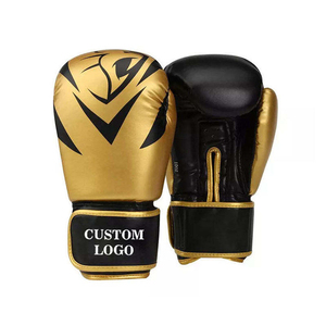 Custom Made Leather Boxing Gloves with Quick Drying Hook & Loop Closure Custom Logo for Men's Training & Competition Size L - Product Image 3