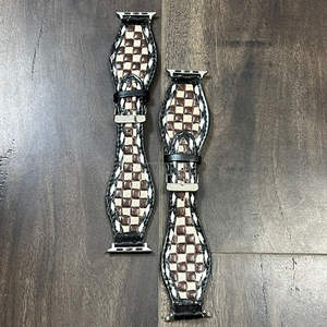 Correas de Reloj de Cuero a Cuadros Hechas a Mano de Lujo Personalizadas Nuevas de 2026, Hebilla de Pasador de Liberación Rápida, Correa de Reloj de Cuero Genuino para Unisex - Product Image 4